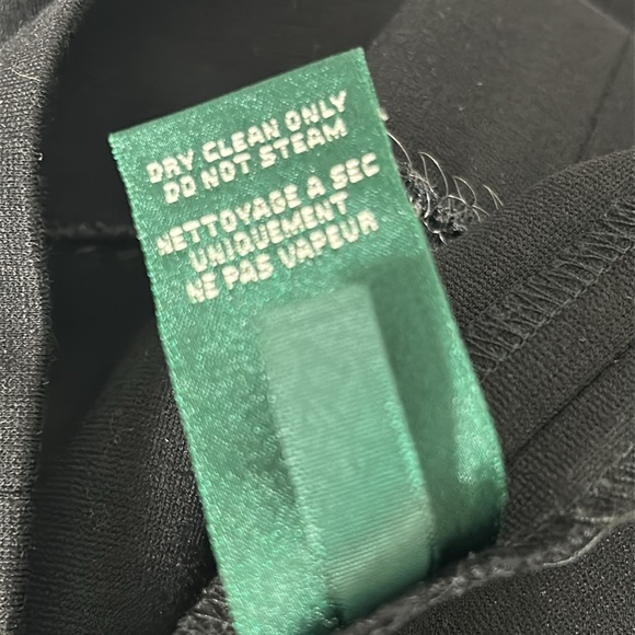 Lauren Ralph Lauren Women’s 14 Sleeveless Black Cream Mid Length Straight Dress - Picture 10 of 10